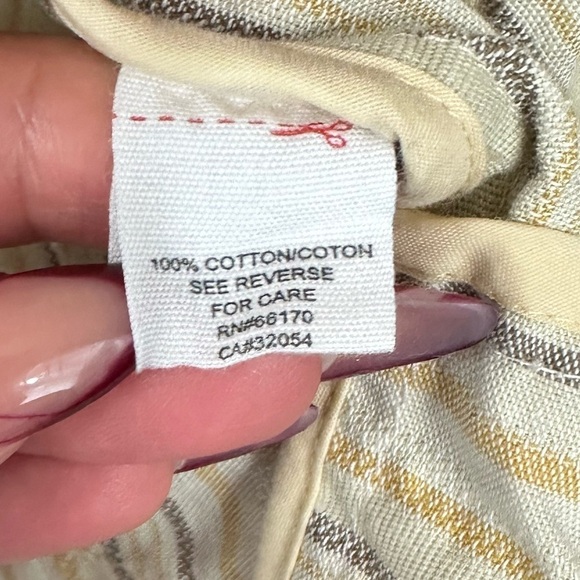 Free People striped 3/4 sleeve jacket size 6 - Picture 3 of 8